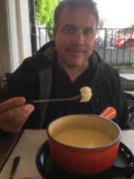 True story, my adorable Lukey boy did not know that fondue could be cheese, he thought it was chocolate. He felt straight up betrayed that I had not told him this until three days into Switzerland. We made up for it by having Gruyere fondue in Gruyeres.