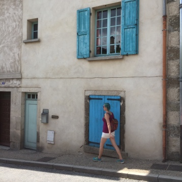 Luke was thrilled that I decided to wear my actual walking shoes around this French village. He feels very strongly about arch support.