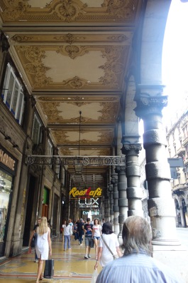 But otherwise Genoa: "Faded glory" is the phrase we kept thinking of. Apologies to any of my ancestors who enjoyed walking these fancy streets.