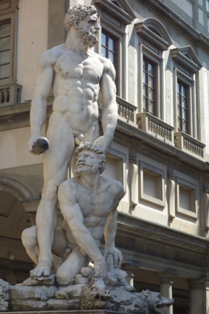 A very different sculpture in Florence.