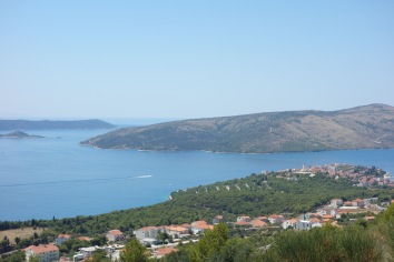A view of where we are now - on an island near Trogir, Croatia.
