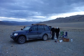 Our first campsite in Mongolia