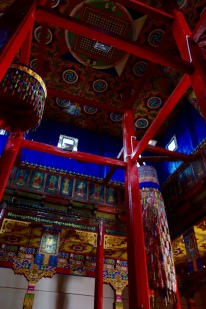 Inside the temple